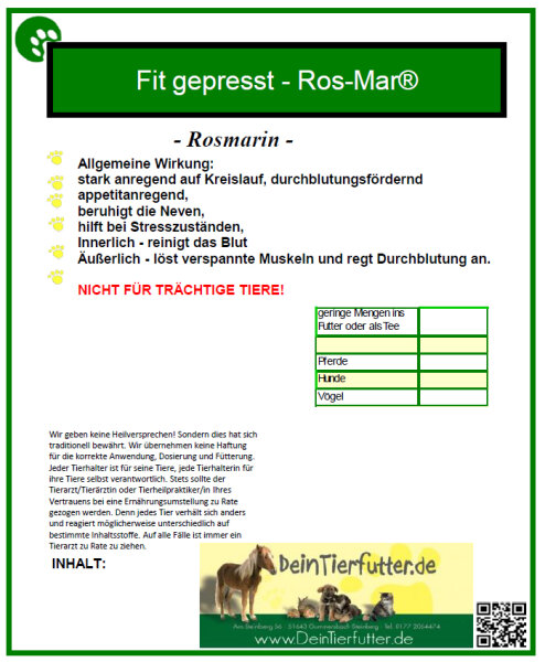 Rosmarin - Salvia  200g